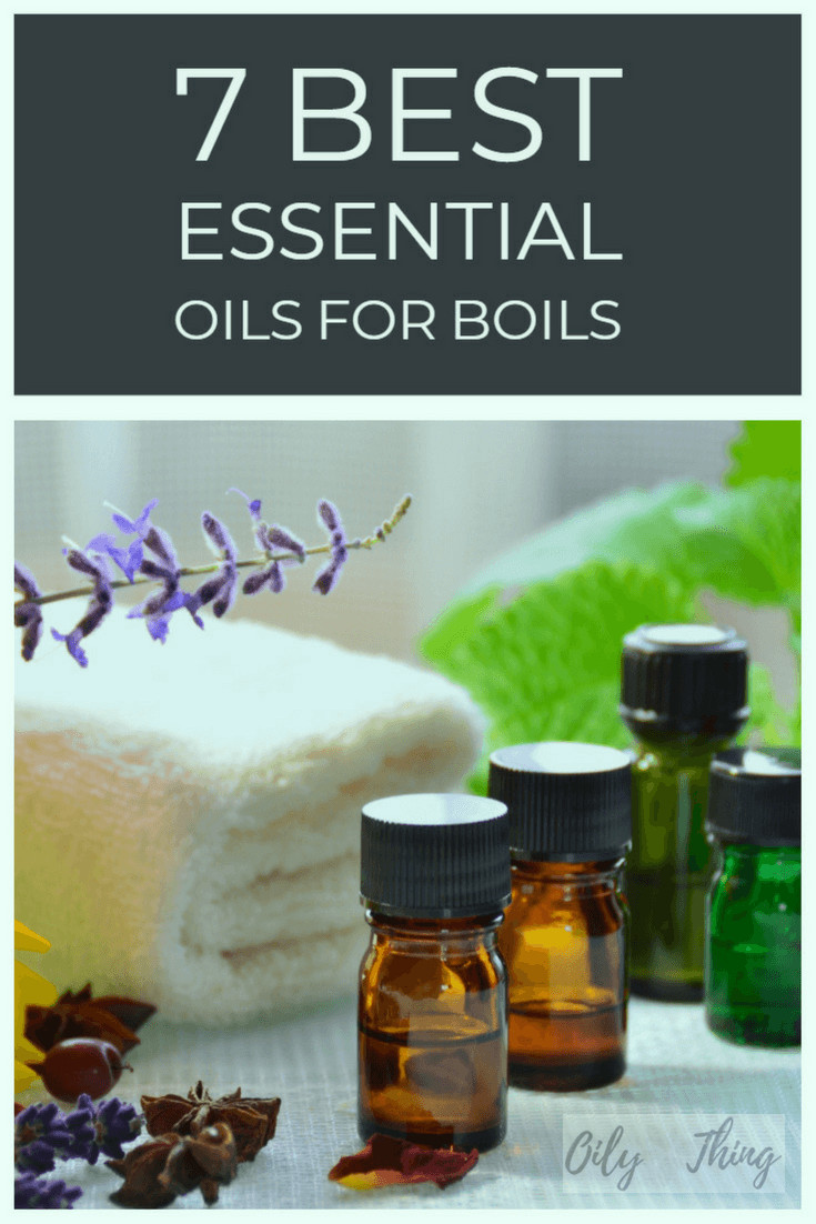 best essential oils for boils pinterest image